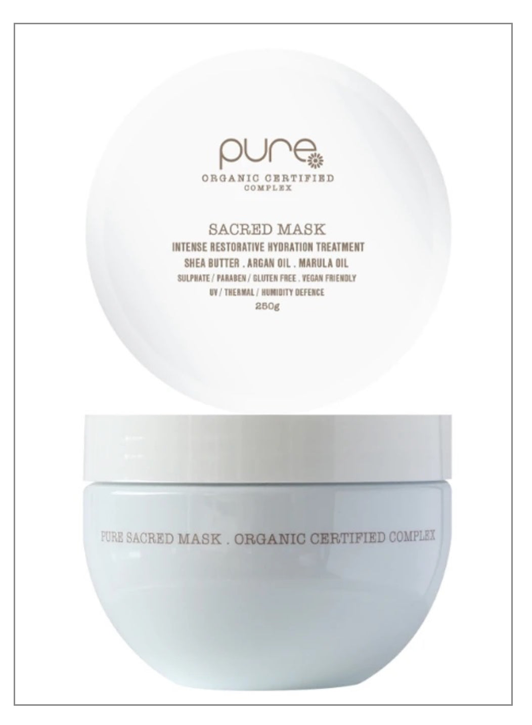 PURE ORGANIC Sacred Argan Mask 250ml