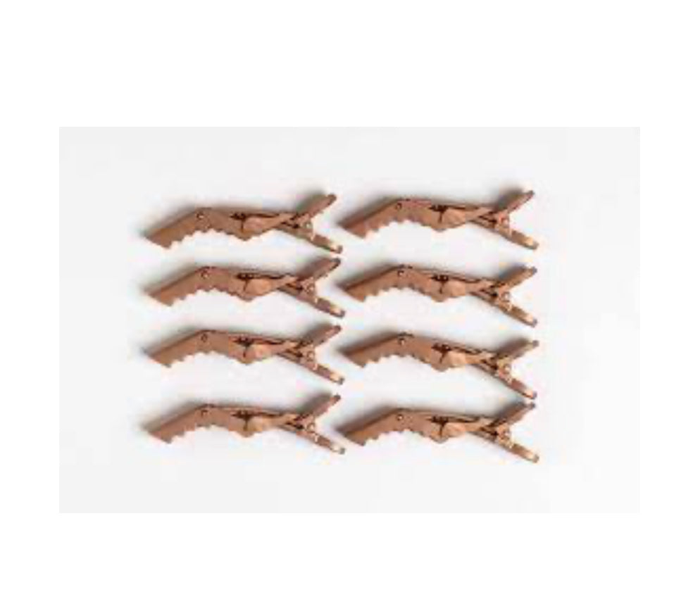 GLIDE Rose Gold Gorilla Clips 8 Pack
