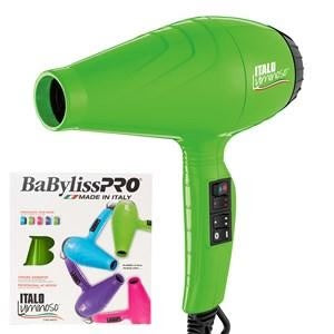 BaBylissPRO Italo Luminoso Hair Dryer Green