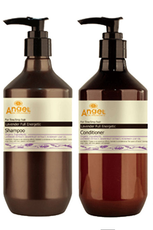 Angel En Provence Lavender Full Energetic for fine limp hair shampoo and conditioner bundle