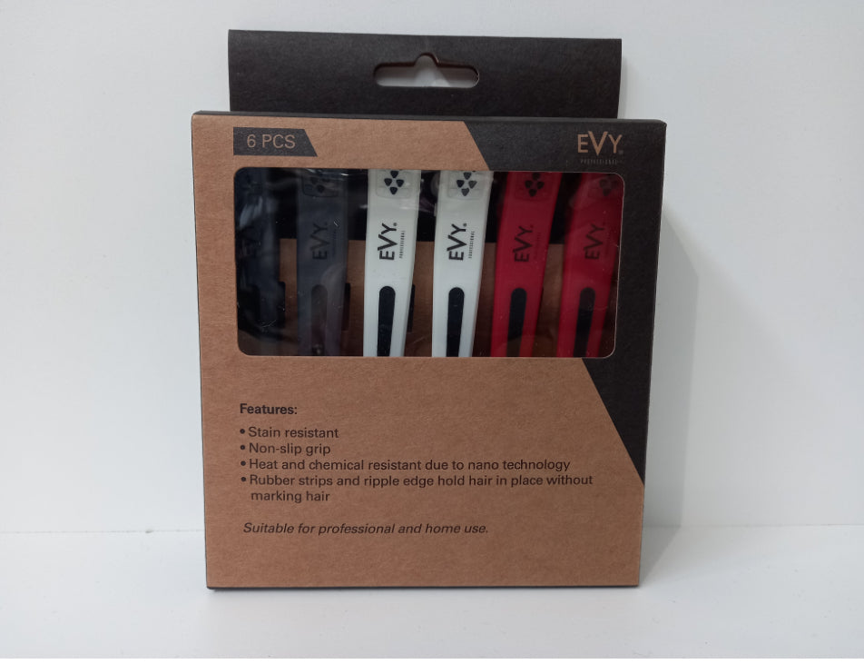 EVY non-slip grip sectioning clips (pack of 6)